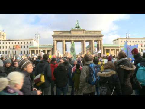 Demonstrators gather in Berlin for climate change