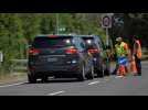 NZealand volcano: Hearses head towards Whakatane Airport - Label : AFPTV - First images - Category : News