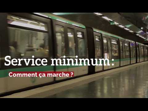 Grèves : qu'est-ce que le service minimum?