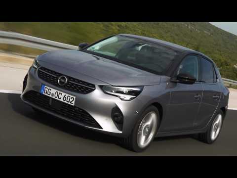 The new Opel Corsa Interior in Gray Driving Video