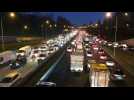 Commuters face heavy traffic in Paris as transport strike continues