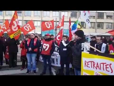 À Nancy, le cortège s'est mis en marche sur l'air de L'Internationale"