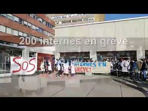 Grève des internes au CHU Strasbourg Hautepierre