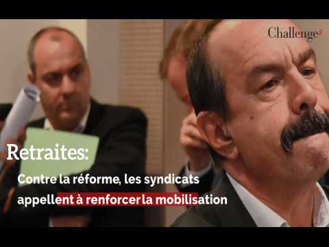 Retraites: Contre la réforme, les syndicats appellent à renforcer la mobilisation