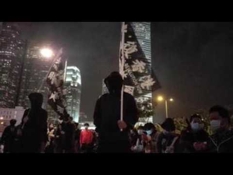 Thousands commemorate half a year of pro-democracy protests in Hong Kong