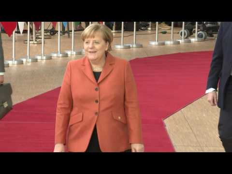 European leaders arrive in Brussels for summit