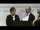 Democratic presidential hopeful Michael Bloomberg visits COP25 - Label : AFPTV - First images - Category : Science