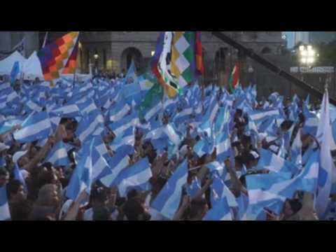 Celebrations in Argentina as Alberto Fernandez takes office