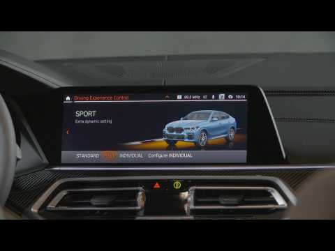 The new BMW X6 M50i Driving Experience Control