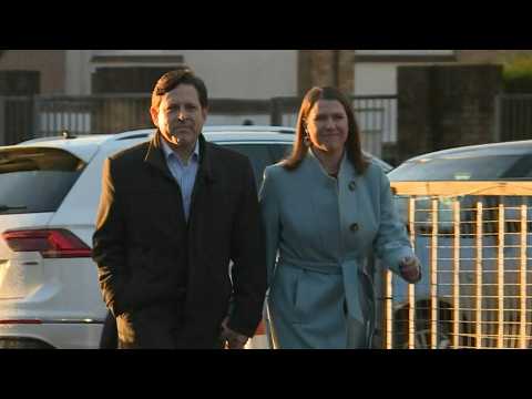 Liberal Democrats leader Jo Swinson casts her vote in Glasgow