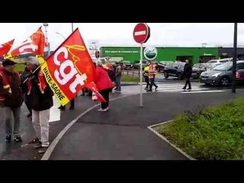 Vesoul : 270 manifestants contre la réforme des retraites