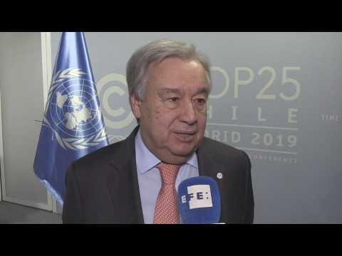 Guterres: "We still are in time for COP25 to be very relevant"