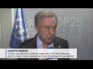Guterres: "We still are in time to make the COP25 very relevant"