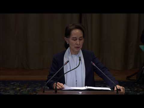 Suu Kyi says 'genocidal intent cannot be the only hypothesis' in Rohingya case