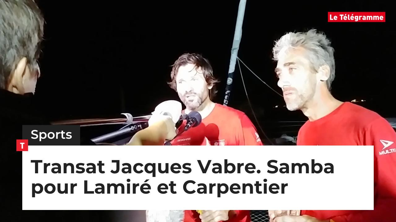 Transat Jacques Vabre. Samba pour Lamiré et Carpentier (Le Télégramme)
