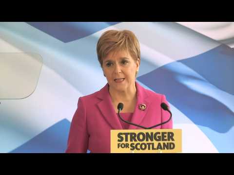 Sturgeon launches SNP election campaign