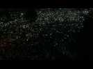 Chile: Massive protest in Plaza Italia continues into the night - Label : AFPTV - First images - Category : News