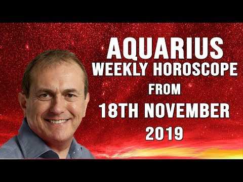 Aquarius Weekly Horoscope 18th November 2019 - work progress can speed up...