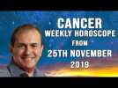 Cancer Weekly Astrology Horoscope 25th November 2019