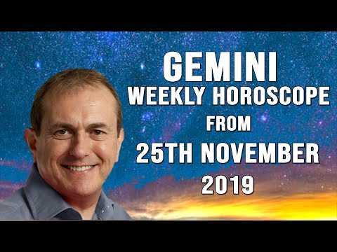 Gemini Weekly Astrology Horoscope 25th November 2019