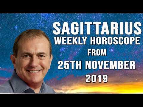 Sagittarius Weekly Astrology Horoscope 25th November 2019