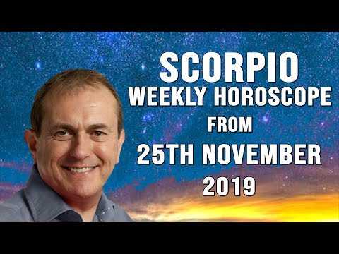 Scorpio Weekly Astrology Horoscope 25th November 2019