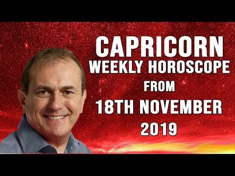 Capricorn Weekly Horoscopes from 18th November 2019 - a reunion can inspire...