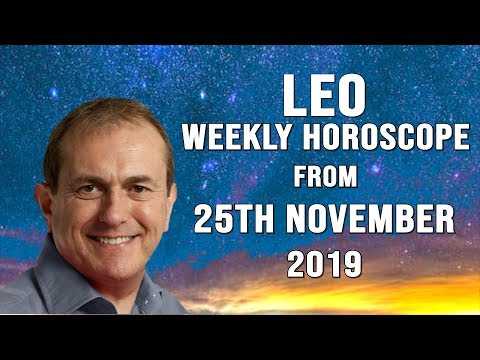 Leo Weekly Astrology Horoscope 25th November 2019