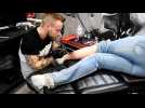 Johann Ehret, tatoueur participant à l'opération "tattoo flash" à Soppe-le-Bas