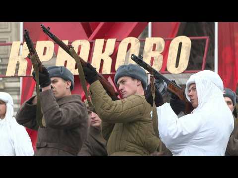 Russia marks anniversary of wartime parade on Red Square