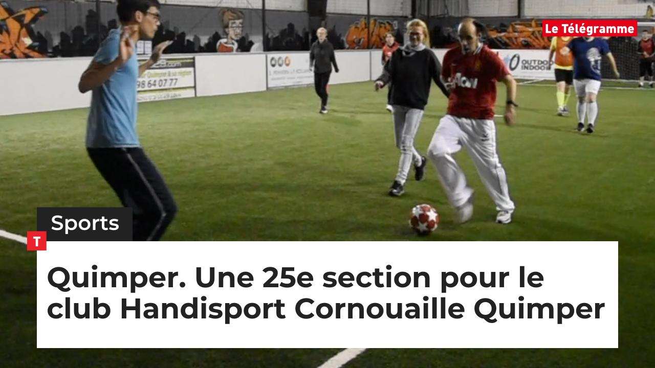 Quimper. Une 25e section pour le club Handisport Cornouaille Quimper (Le Télégramme)