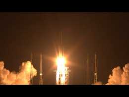 China’s Heavy-Lift Long March 5 Rocket Launches Satellite