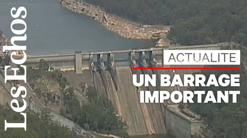 Illustration pour la vidéo Incendies : l'Australie s'inquiète pour un barrage hydraulique