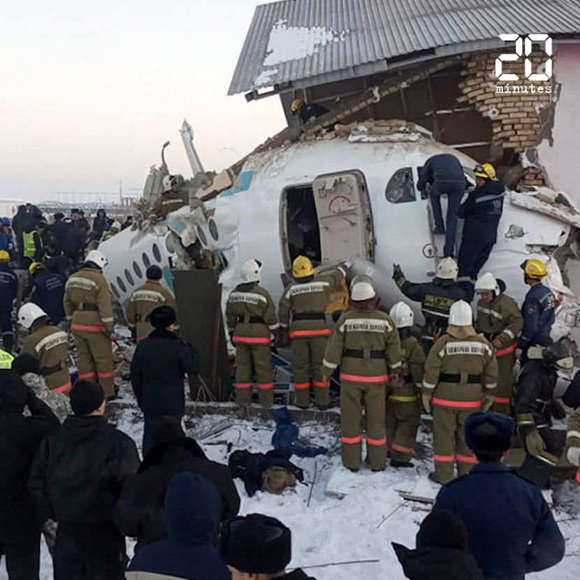 Crash d’un avion au Kazakhstan Au moins 12 morts parmi la centaine de