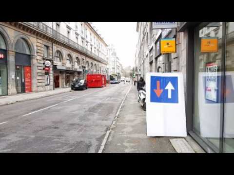 Déviation des bus Ginko rue de la République à Besançon