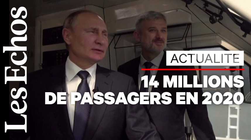 Illustration pour la vidéo Poutine inaugure une liaison ferroviaire vers la Crimée