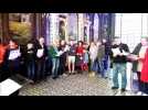 Sarreguemines : la chorale des visiteurs chante Noël