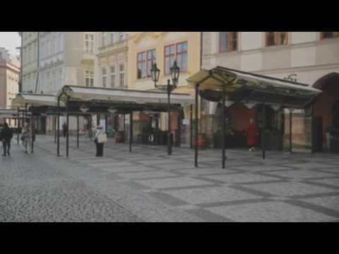 Restaurants in Prague seem abandoned amid coronavirus pandemic