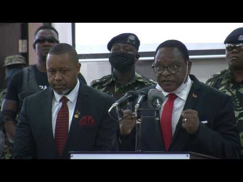 Malawi opposition party leader presents candidature for election rerun