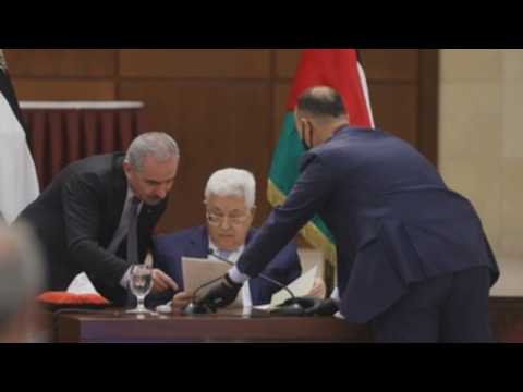 Palestinian leader Mahmoud Abbas ends agreements with Israel and US