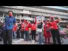 Thai people pay homage to the 'red shirts'