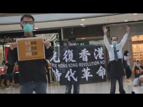Democracy protests reignite in Hong Kong after China passes security legislation