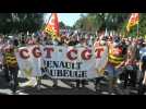 France: thousands of people demonstrate in Maubeuge against cost-cutting plan at Renault