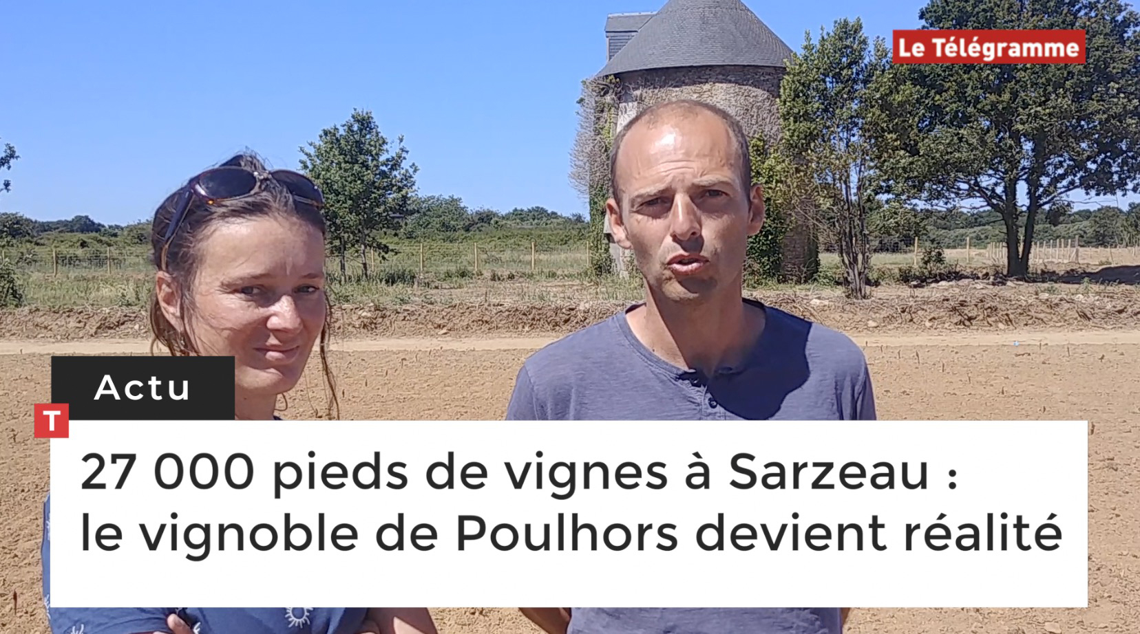 27 000 pieds de vignes à Sarzeau : le vignoble de Poulhors devient réalité (Le Télégramme)