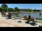 Visitors return to the Tuileries as the iconic Paris garden reopens