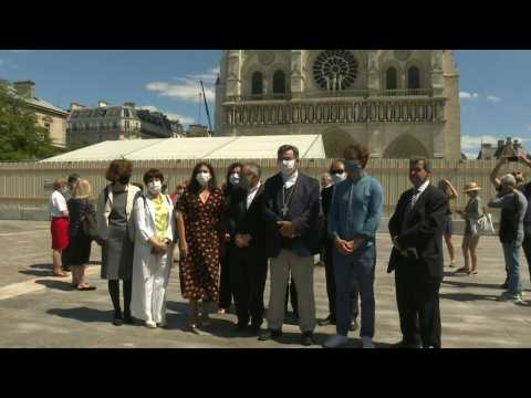 Paris Mayor welcomes reopening of square in front of Notre Dame cathedral