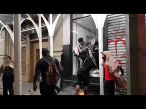 New York protests over George Floyd's death turn violent as protesters loot SoHo stores