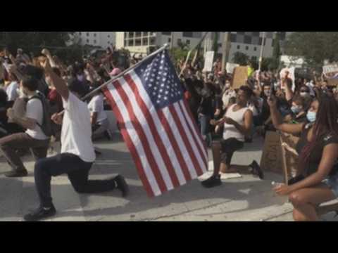 Thousands in Miami protest George Floyd's death