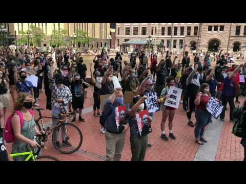 US: Minneapolis residents take part in Black Lives Matter protest