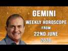 Gemini Weekly Horoscope from 22nd June 2020